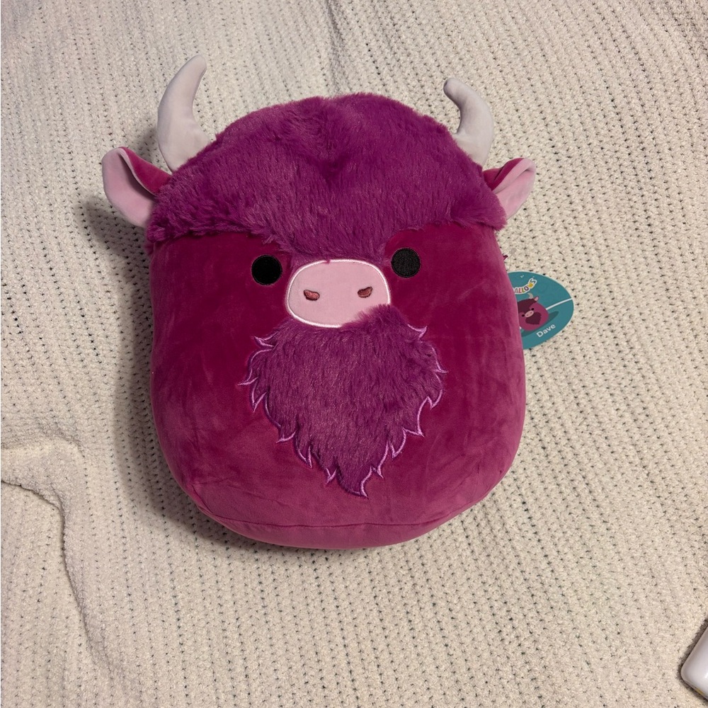 “Dave” Purple Bison 12” Squishmallow